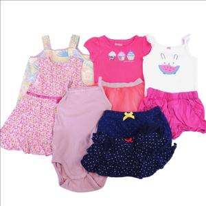 Bundle Of Girls Summer Cloths Size 18 Months 9 Pieces